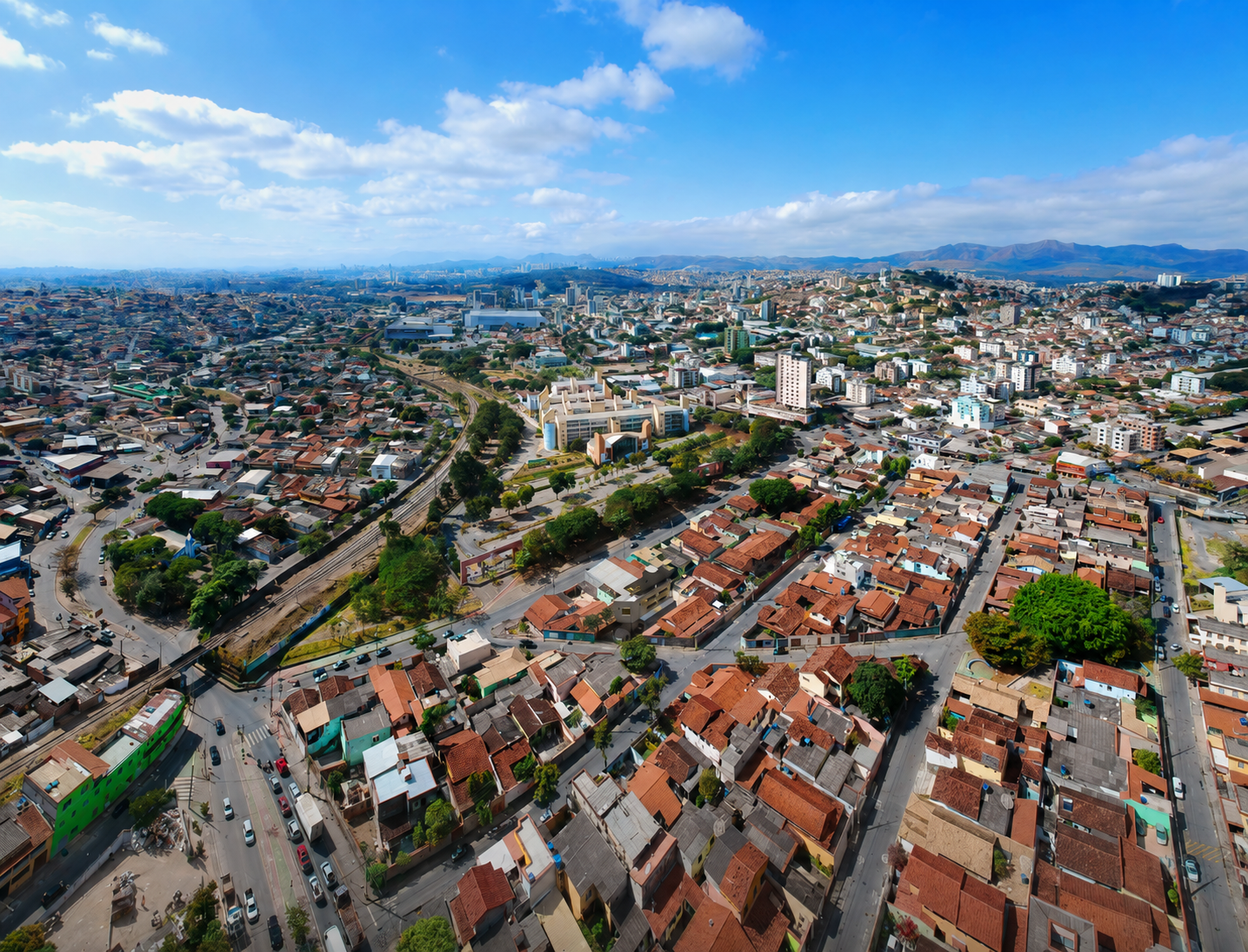 Vista aérea do Barreiro, Belo Horizonte